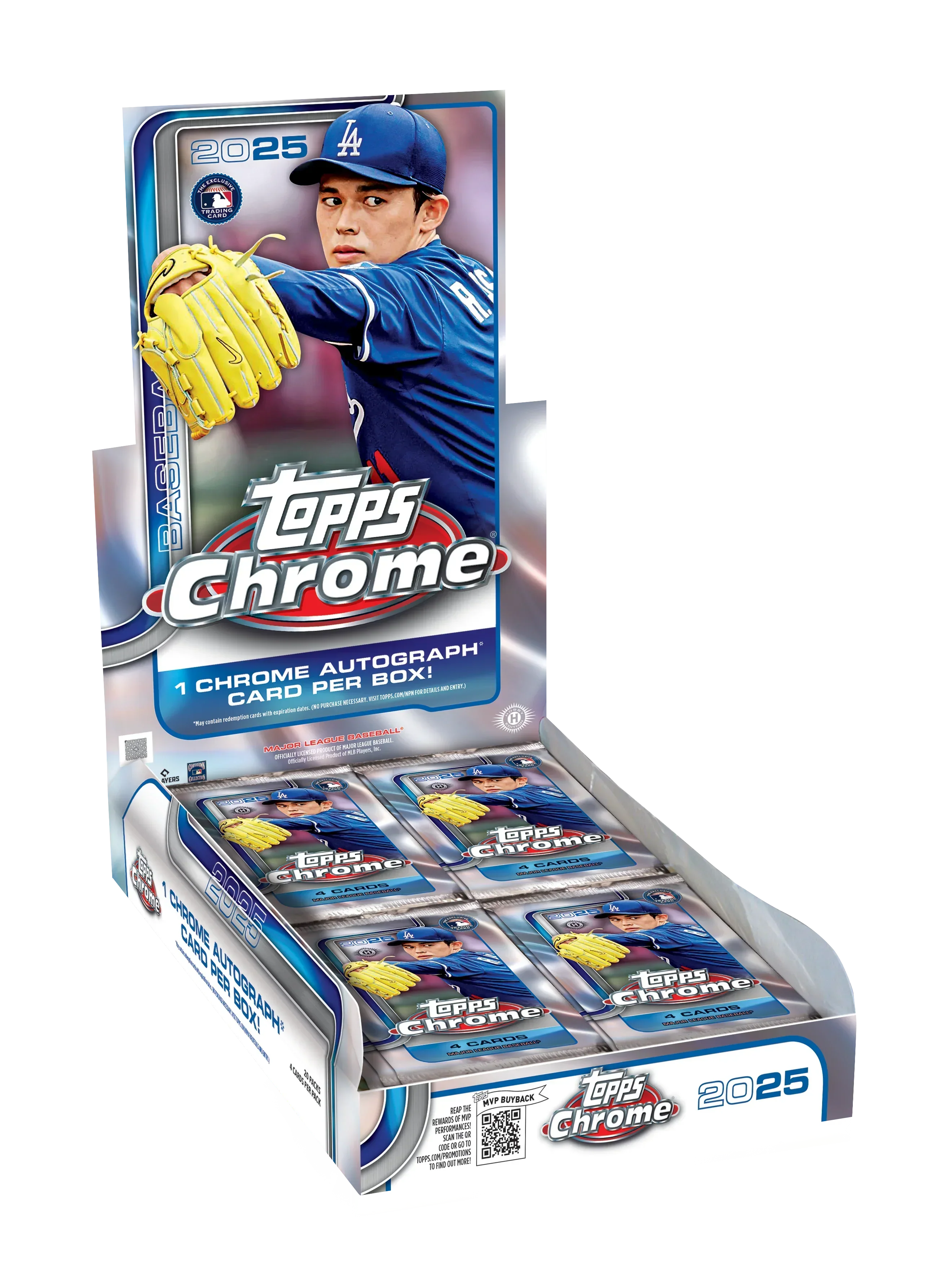 2025 Topps Chrome Baseball - Hobby Box