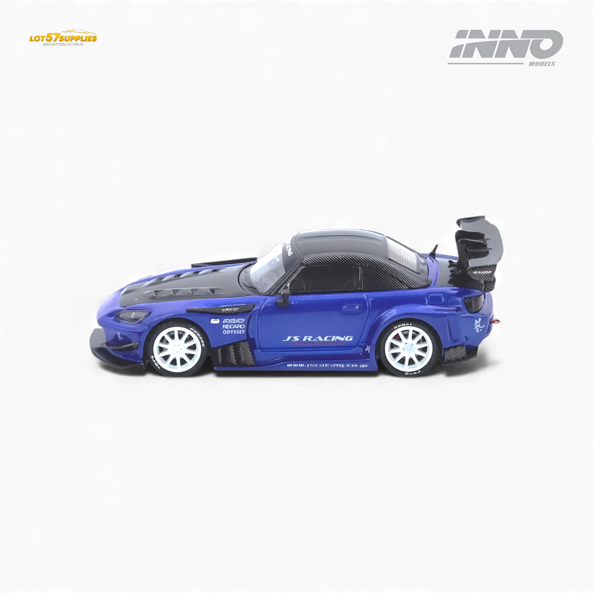 (Pre-Order) INNO64 Honda S2000 J's Racing Blue 1:64