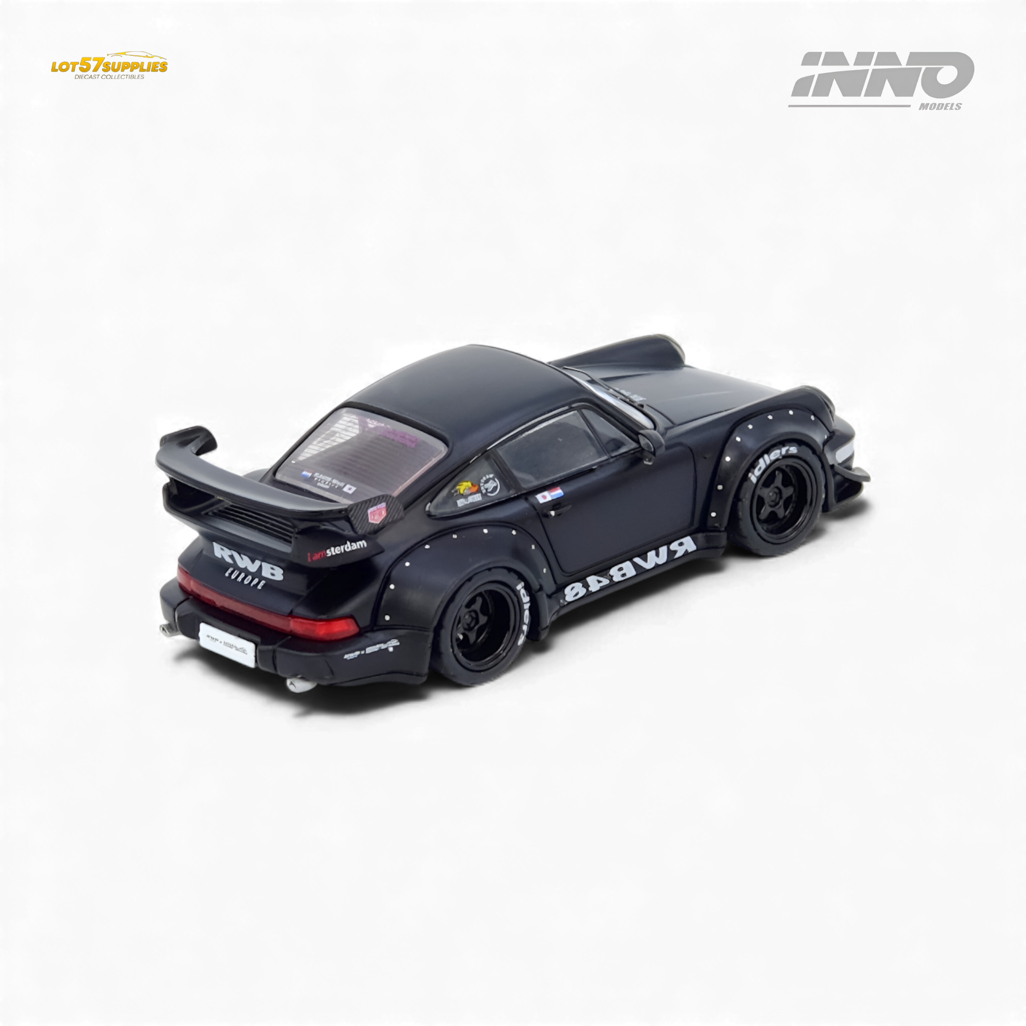 (Pre-Order) INNO64 RWB 964 Darth Vader Black Matt 1:64