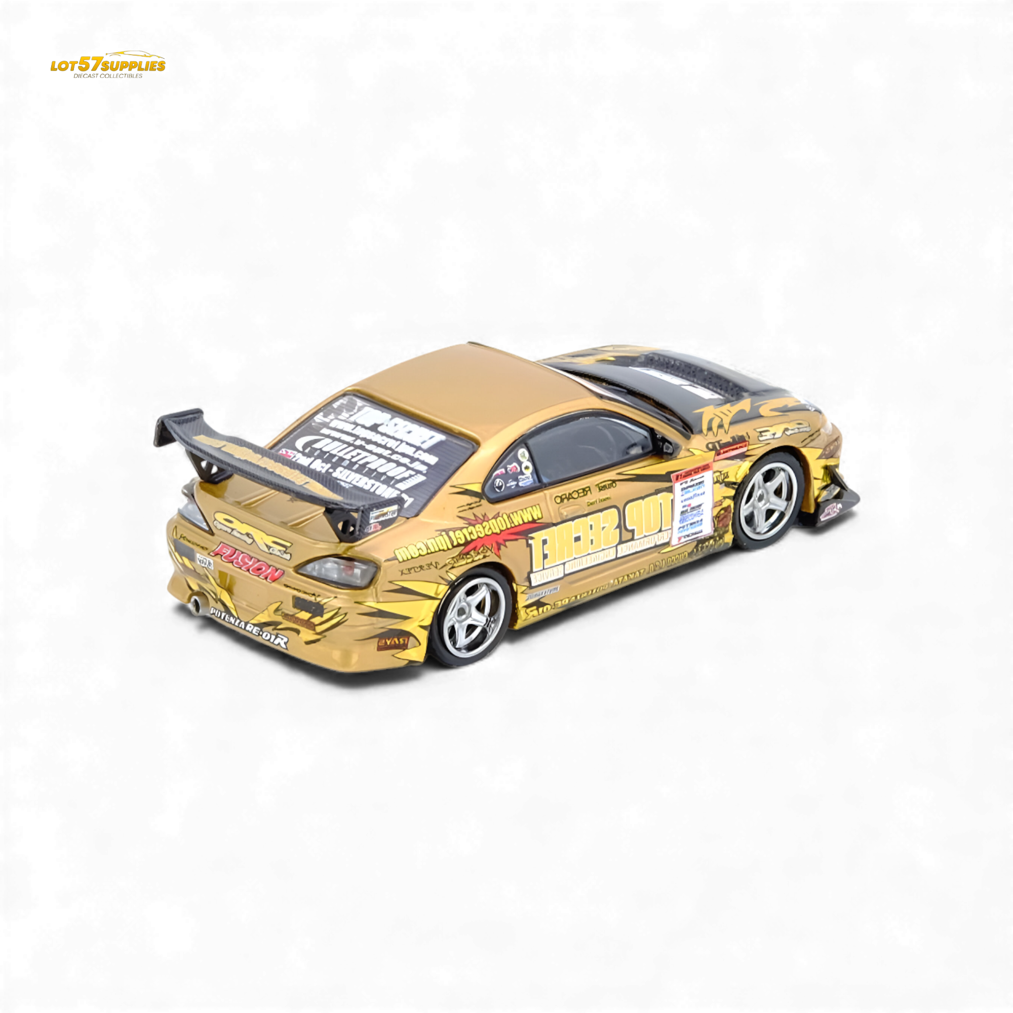 (Pre-Order) INNO64 Top Secret Silvia S15 D1GP 2004 Gold 1:64