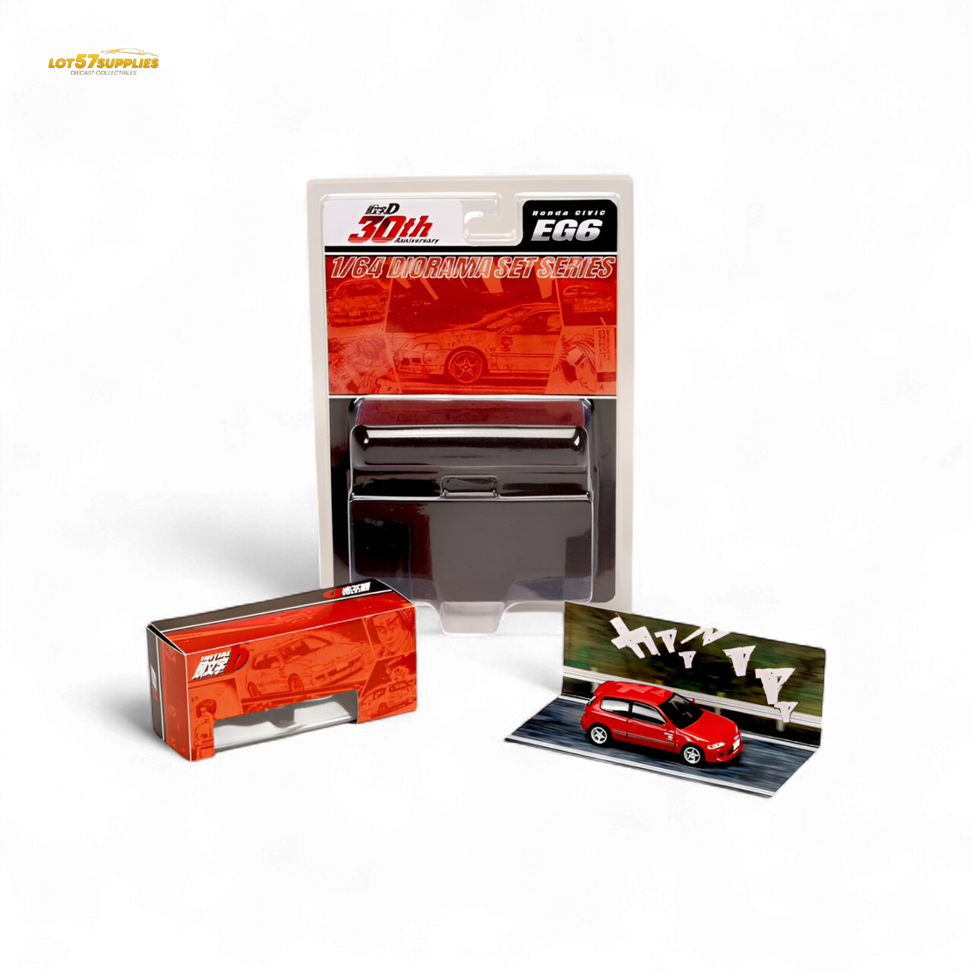 (Pre-Order) Hobby Japan Honda Civic EG6 Red 1:64